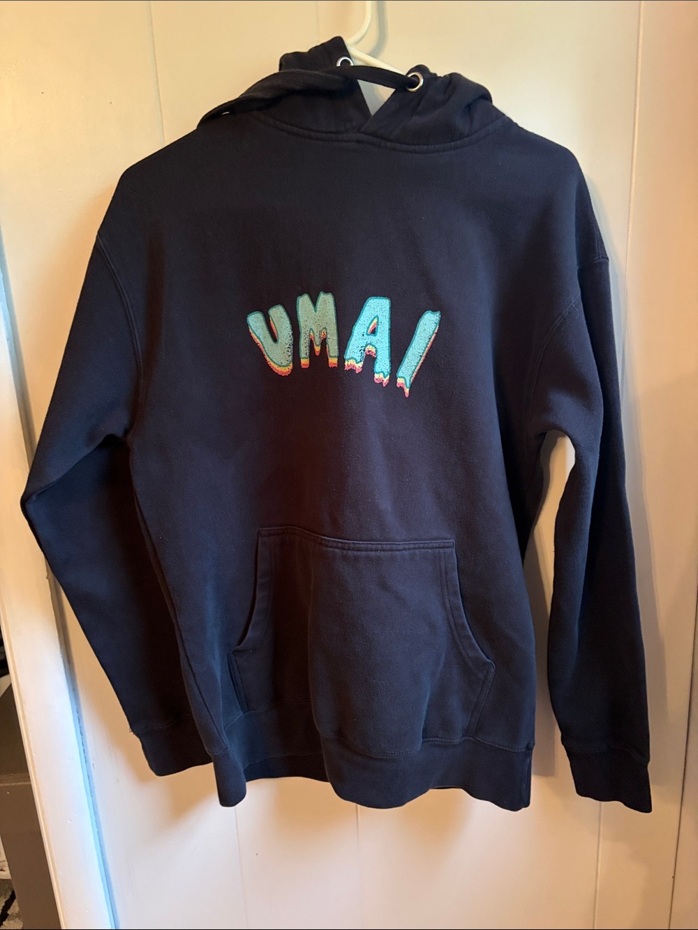 Black Graphic Hoodie - Black Pullover Sweatshirt